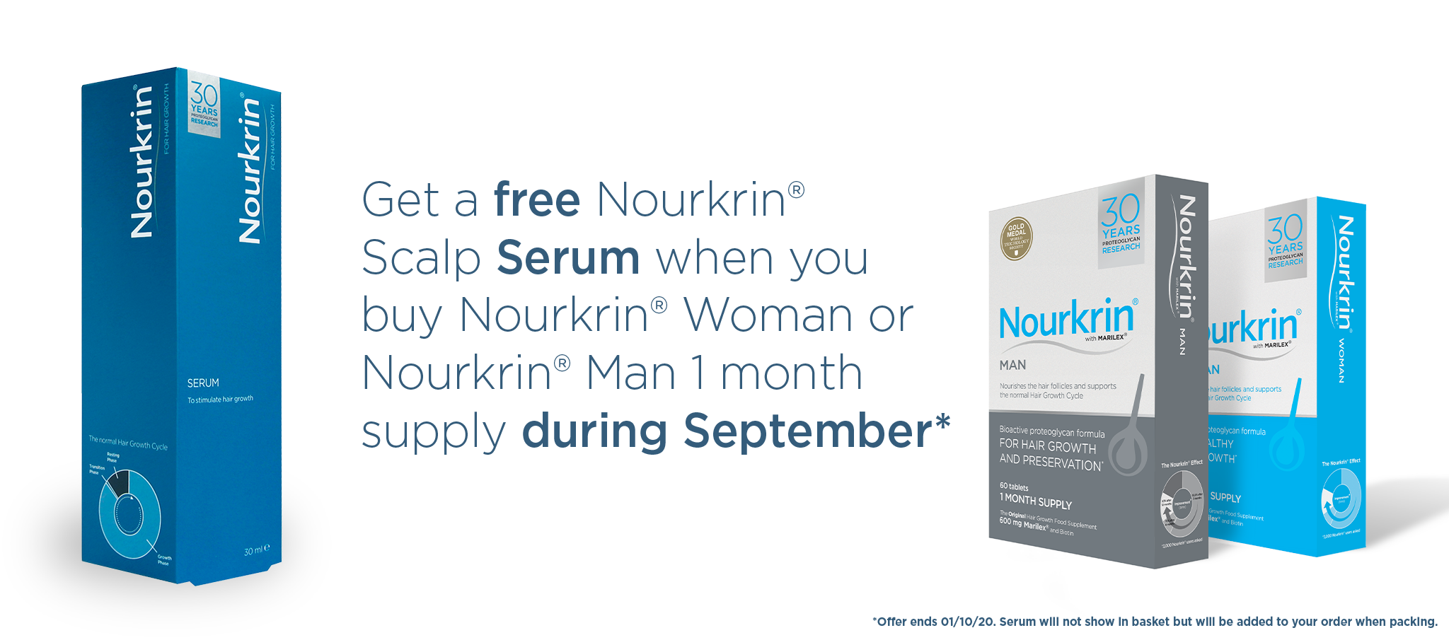 Hair care from Nourkrin® - Best hair growth programme