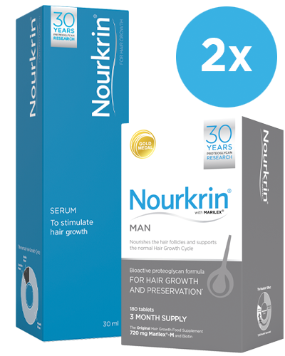 Nourkrin Man 6 month supply 2 serum