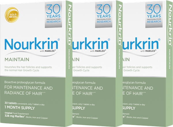 Nourkrin Maintain with Marilex, copper and biotin 3 month supply