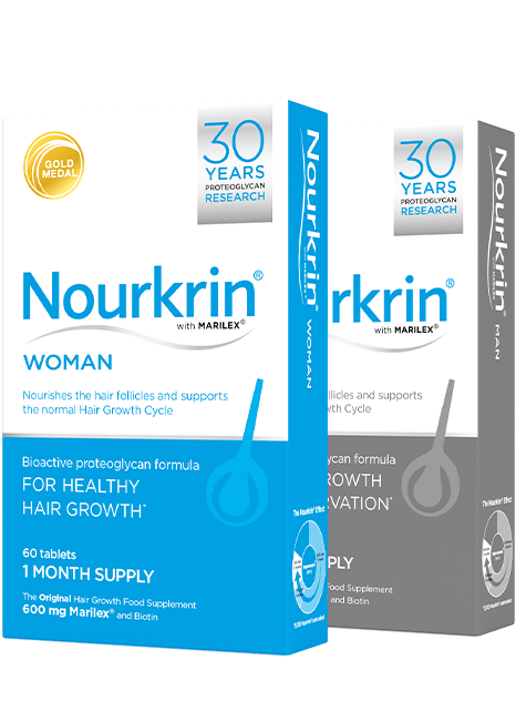 Nourkrin Woman and Nourkrin Man bioactive proteoglycan formula